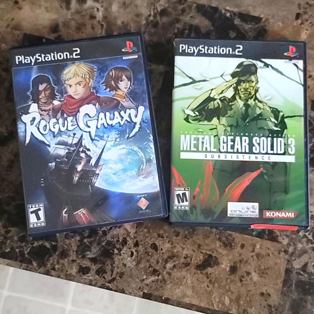 2 Playstation 2 video games